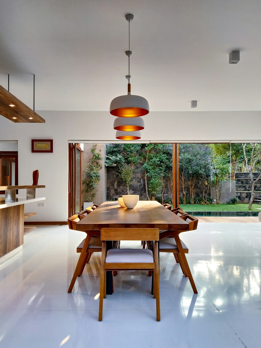 Photo by Don Kaveen brown wooden table and chairs